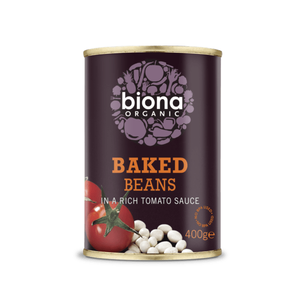 Biona Baked Beans in A Rich Tomato Sauce