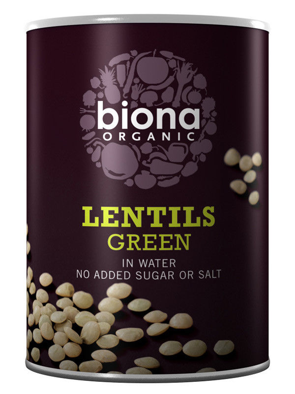 Biona Lentils Green in Water