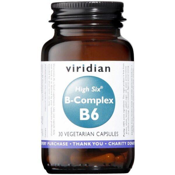 HIGH SIX™ Vitamin B6 with B-Complex Veg Caps