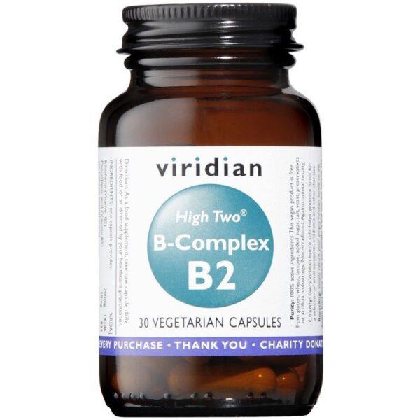 HIGH TWO™ Vitamin B2 with B-Complex Veg Caps