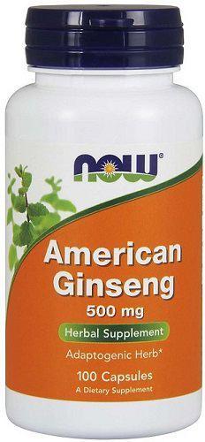 american ginseng 500mg 1oo vc now foods