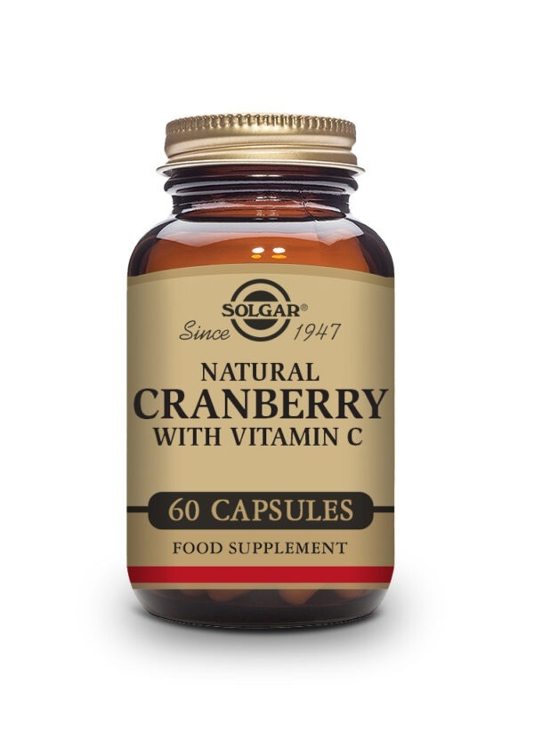 Natural Cranberry with Vitamin C 60V Capsules