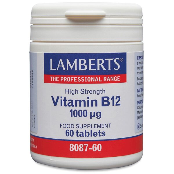 Vitamin B12 1000ug 60 Tablets
