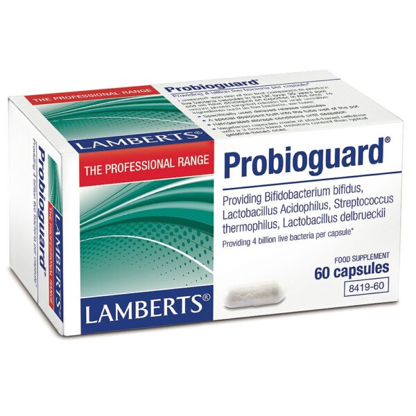 Probioguard 60 Capsules Lamberts 4 strain probiotic