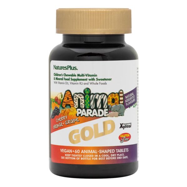 Animal Parade GOLD Multivitamin Assorted Childrens 60 Chewables - Assorted