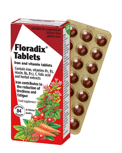Floradix Iron Tablets 84's