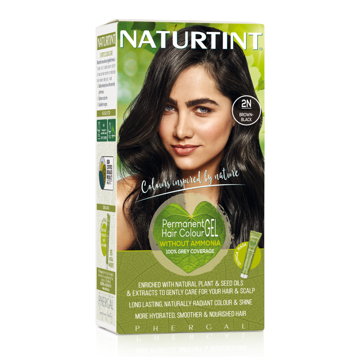 Naturtint Permanent Hair Colour 2N Brown-Black