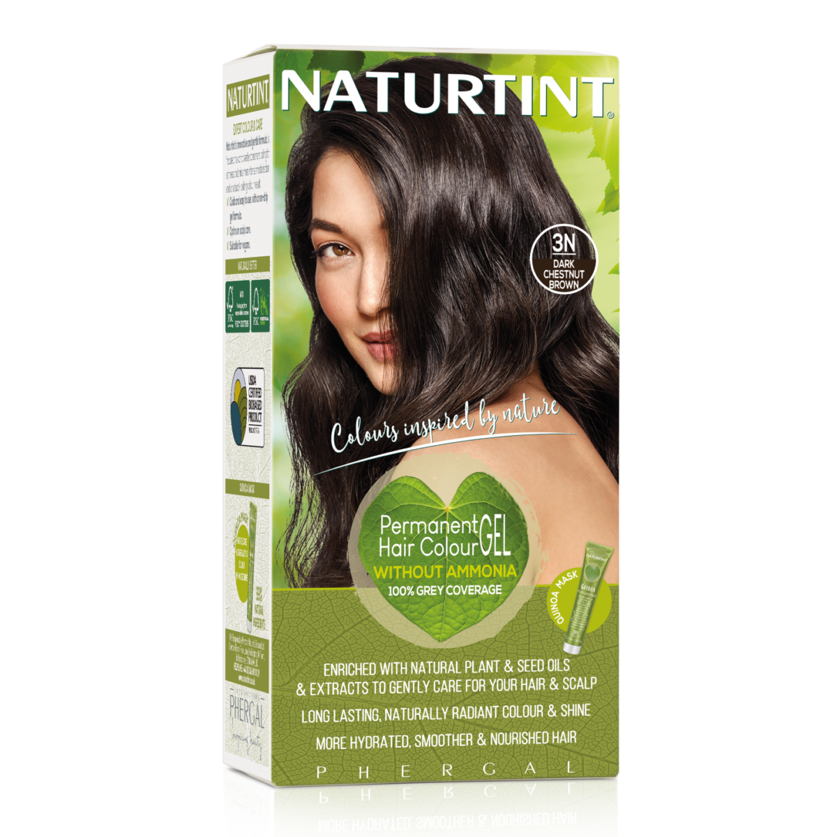 Naturtint Permanent Hair Colour 3N Dark Chestnut Brown