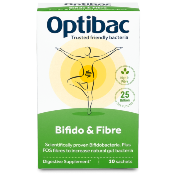 OptiBac Bifido & Fibre 25 billion 10 Sachets