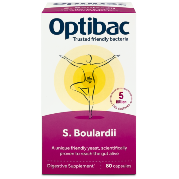 OptiBac Saccharomyces Boulardii 80Capsules