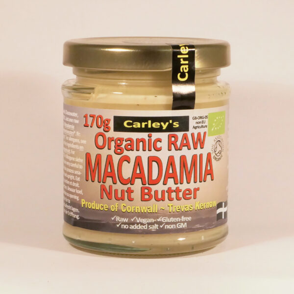 Carley’s Organic Raw Macadamia Nut Butter