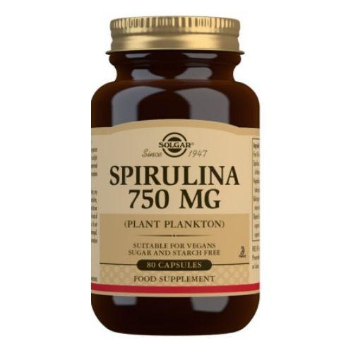 spirulina 750mg 80 capsules
