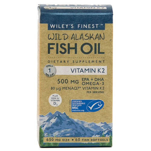 Fish Oil Vitamin K2 & Omega 3 60 Softgel