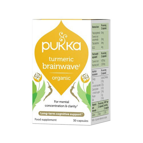 Turmeric Brainwave UK 1 x 30 Capsules Organic
