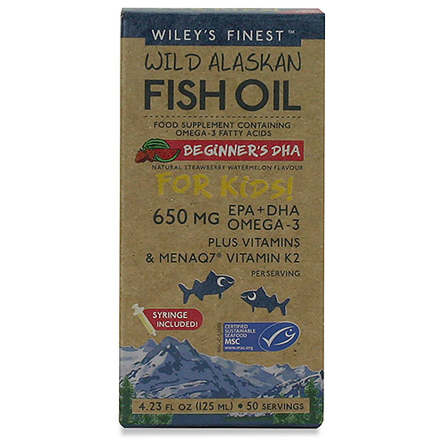 Wild Alaskan Fish Oil Beginner's DHA (50 Servings)