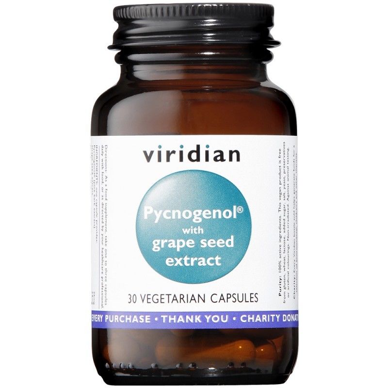 Pycnogenol® 26mg with Grape Seed Extract 24mg Veg Caps