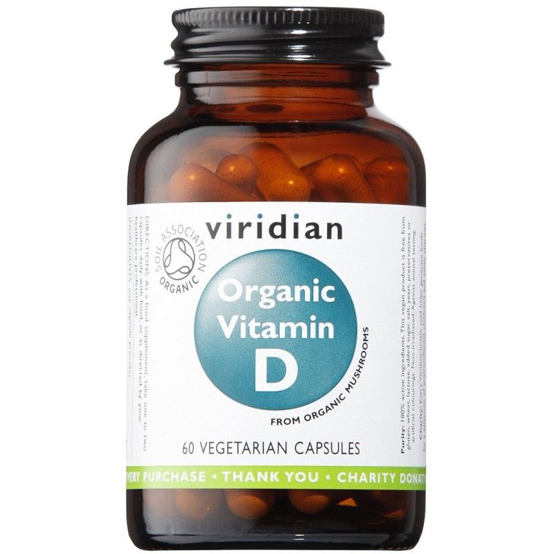 Organic Vitamin D2 (Vegan) 400iu Veg Caps