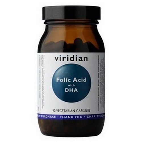 Viridian Folic Acid with DHA Veg Capsules