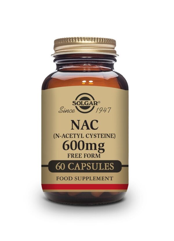 NAC 600mg (N-Acetyl Cysteine) V Capsules
