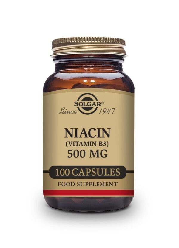 Niacin 500mg (Vitamin B3) Vege Capsules