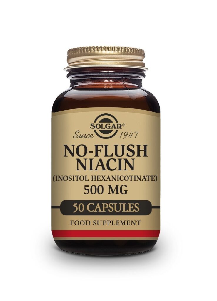 No Flush Niacin (Inositol Hexanicotinate) 500mg V