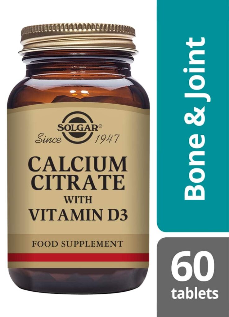 Solgar Calcium Citrate with Vitamin D3 Tablets