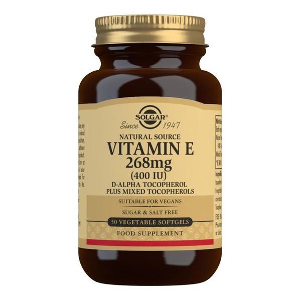 Vitamin E 268 mg (400 IU) Vegetable Softgel